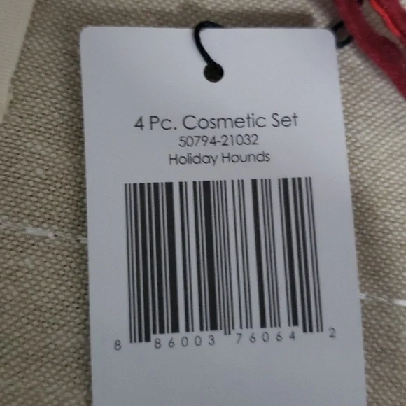 Vera Bradley Hound dog Travel Organizer 4 pc. Cosmetic Bag NWT - Dog Lover Dogs - Picture 9 of 9